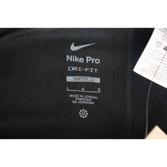 Nike Pro FB7961-010 Men’s Sz L Black Dri-FIT Warm Running Tights - Picture 4 of 15